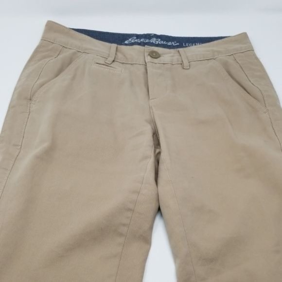 Eddie Bauer Legend Wash Khaki Chinos w/Button Closure - Picture 3 of 5